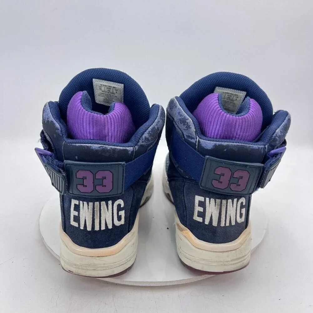 Patrick Ewing 33 Men Size 10 1ew90166-463 Blue Toronto Maple Leaf Training Shoes